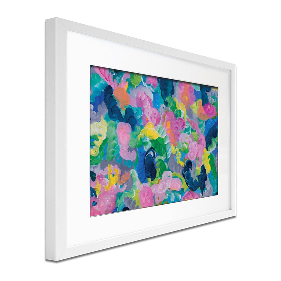 Swirls Framed Art Print wall art product Olga Tkachyk