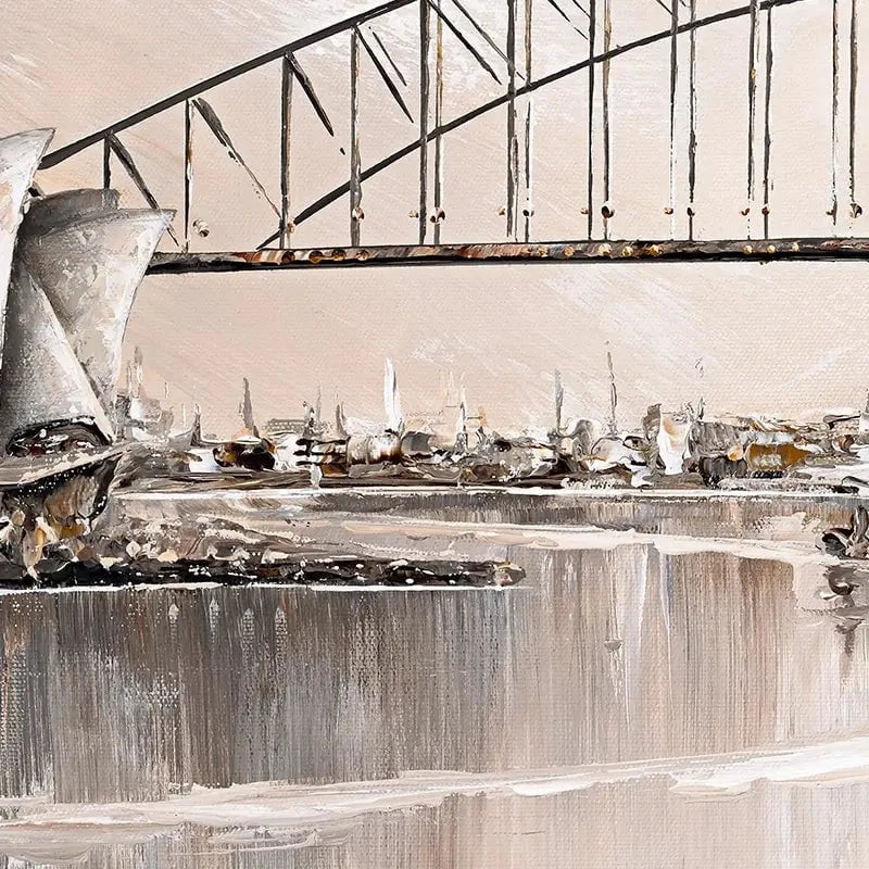 Sydney Skyline Art Print Sydney Skyline Art Print wall art product Isabella Karolewicz