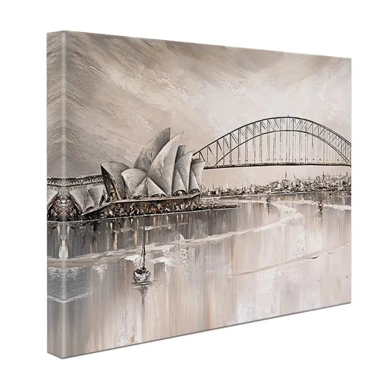 Sydney Skyline Canvas Print Sydney Skyline Canvas Print wall art product Isabella Karolewicz