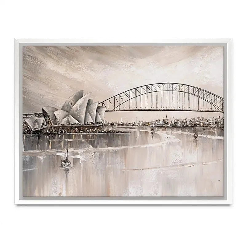 Sydney Skyline Canvas Print Sydney Skyline Canvas Print wall art product Isabella Karolewicz