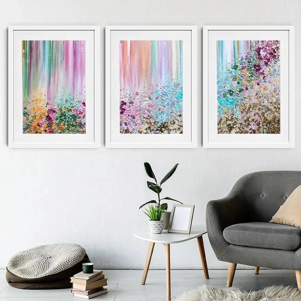 Symphony Of Colour Framed Art Print Trio Symphony Of Colour Framed Art Print Trio wall art product Nada Khatib