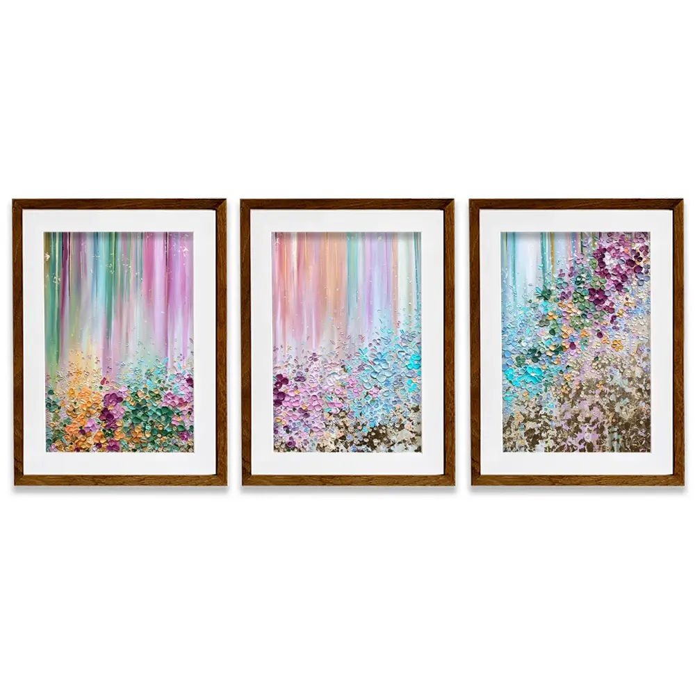 Symphony Of Colour Framed Art Print Trio Symphony Of Colour Framed Art Print Trio wall art product Nada Khatib