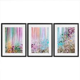 Symphony Of Colour Framed Art Print Trio Symphony Of Colour Framed Art Print Trio wall art product Nada Khatib