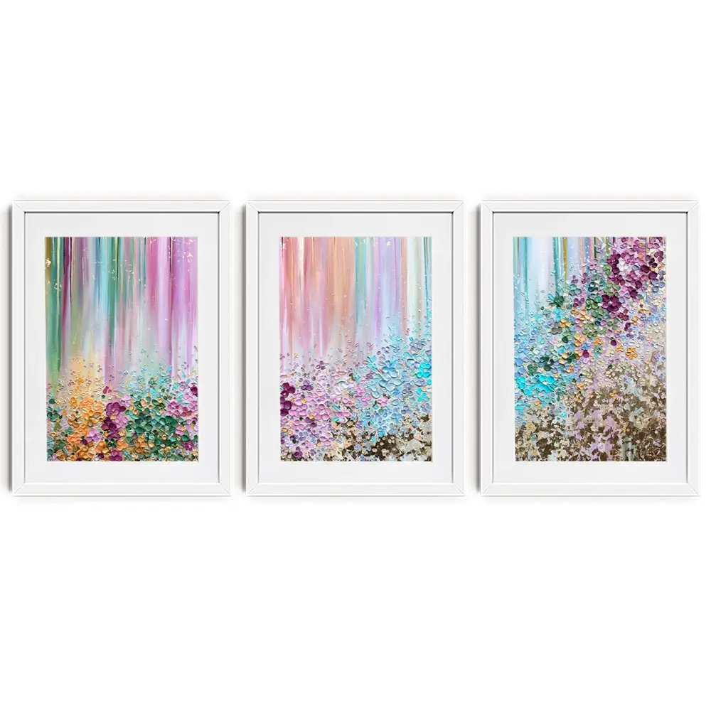 Symphony Of Colour Framed Art Print Trio Symphony Of Colour Framed Art Print Trio wall art product Nada Khatib
