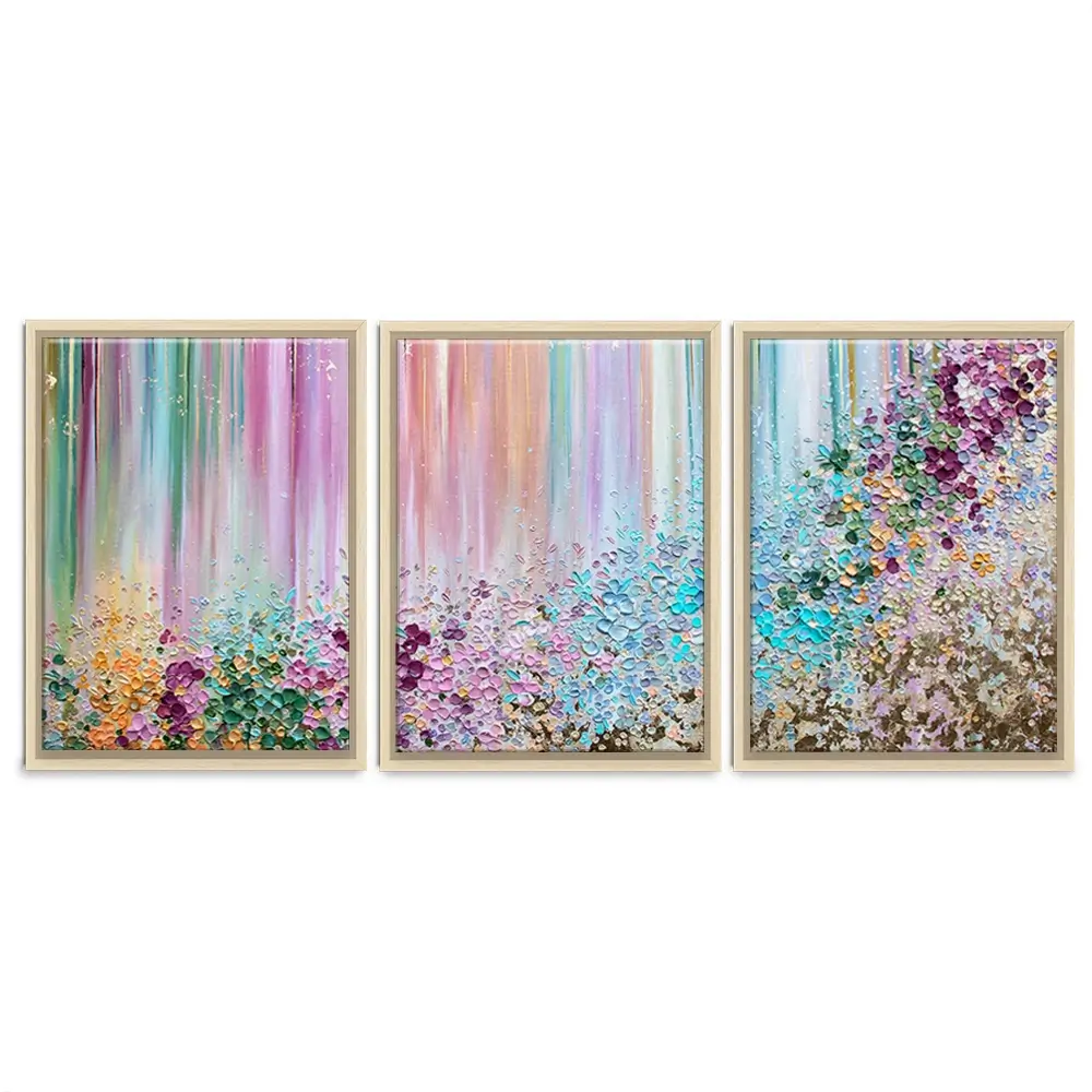 Symphony Of Colour Trio Canvas Print Symphony Of Colour Trio Canvas Print wall art product Nada Khatib