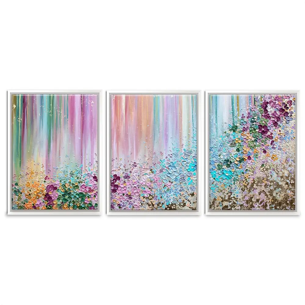 Symphony Of Colour Trio Canvas Print Symphony Of Colour Trio Canvas Print wall art product Nada Khatib