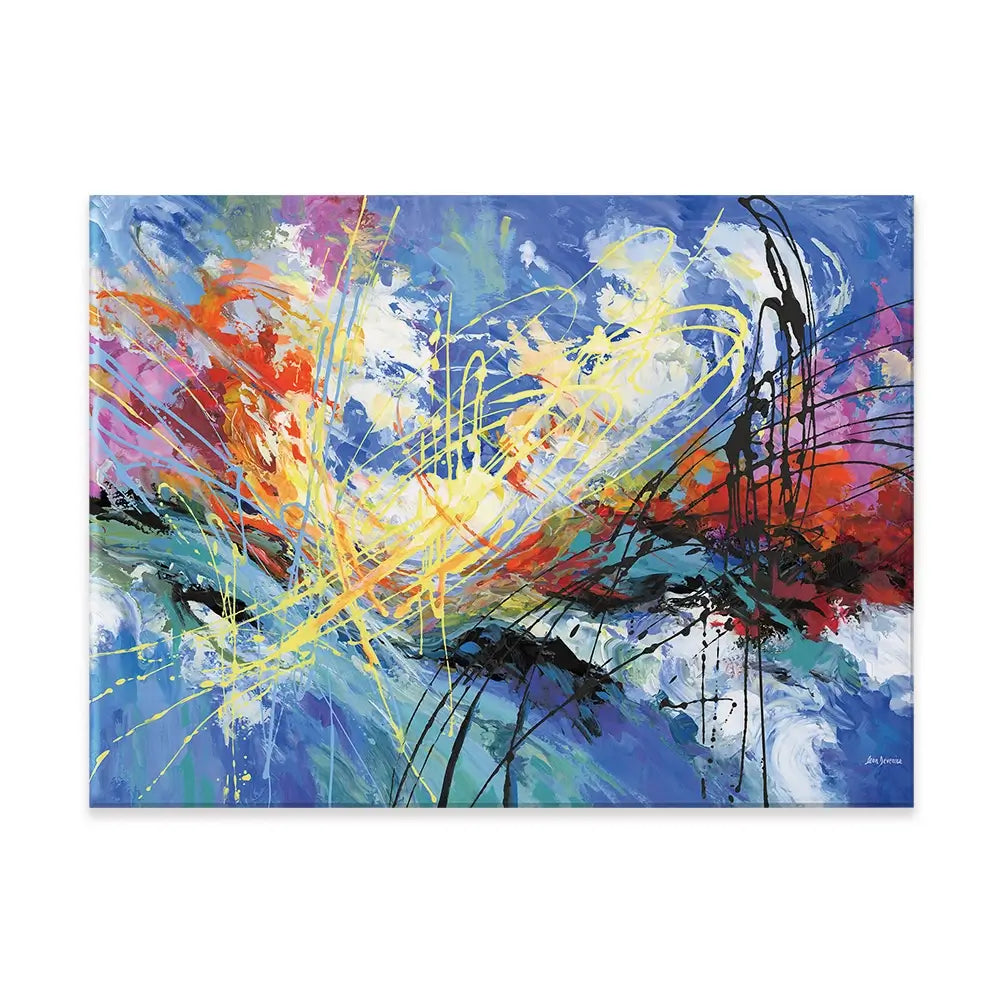 Symphony Of Positive Energy Canvas Print Symphony Of Positive Energy Canvas Print wall art product Leon Devenice