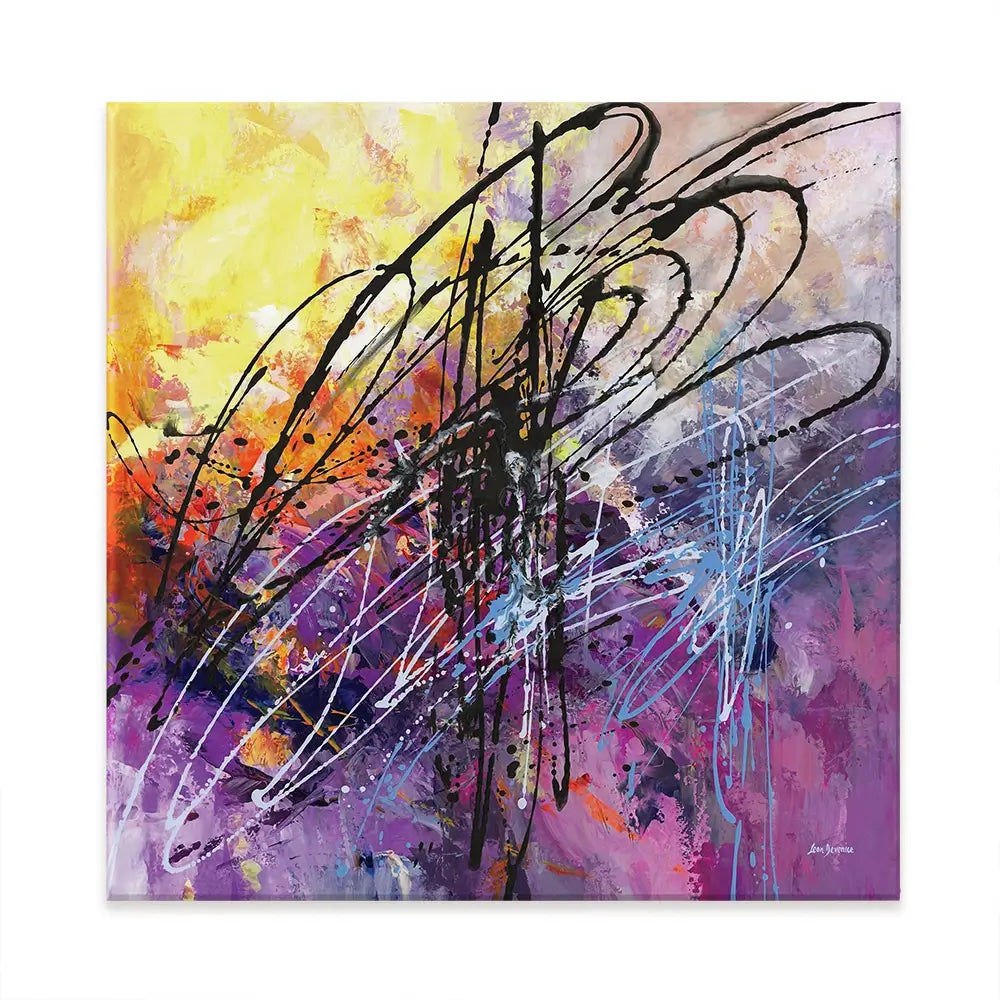 Symphony Of Unbroken Spirit Square Canvas Print Symphony Of Unbroken Spirit Square Canvas Print wall art product Leon Devenice