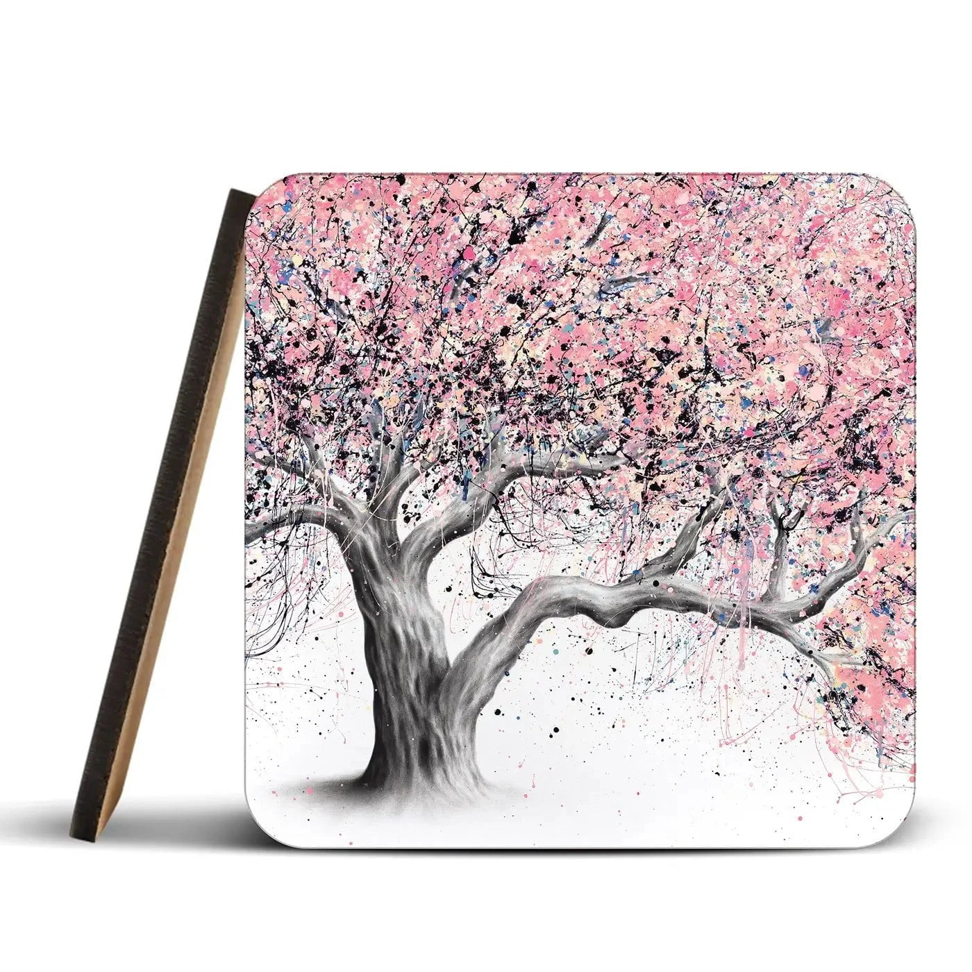 Taffy Blossom Tree Coaster Set Taffy Blossom Tree Coaster Set wall art product Ashvin Harrison