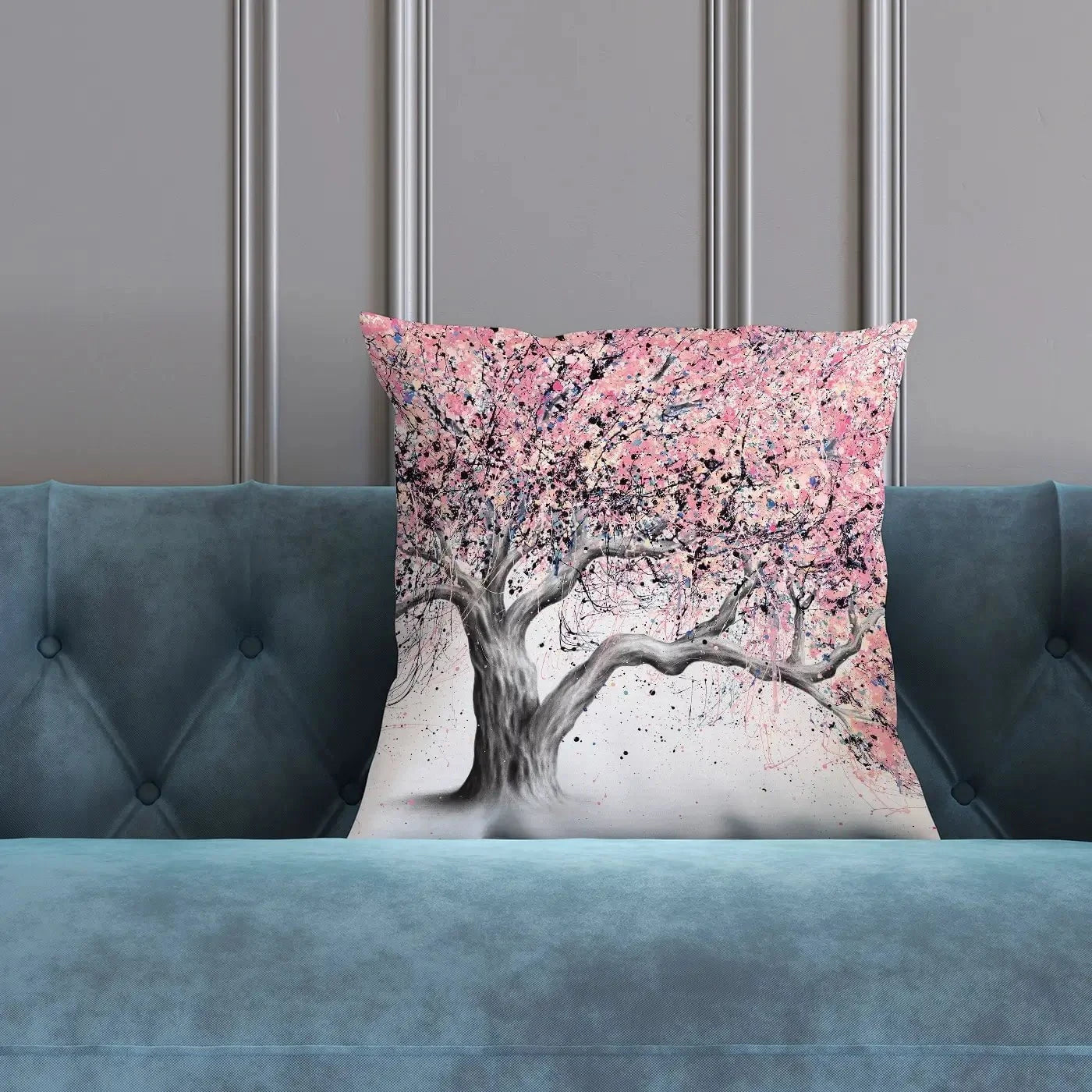 Taffy Blossom Tree Cushion Taffy Blossom Tree Cushion wall art product Ashvin Harrison