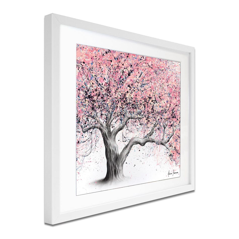 Taffy Blossom Tree Square Framed Art Print wall art product Ashvin Harrison