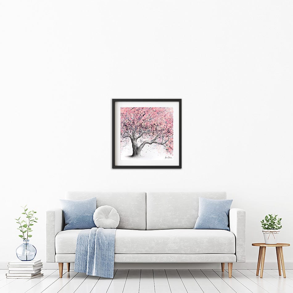 Taffy Blossom Tree Square Framed Art Print wall art product Ashvin Harrison