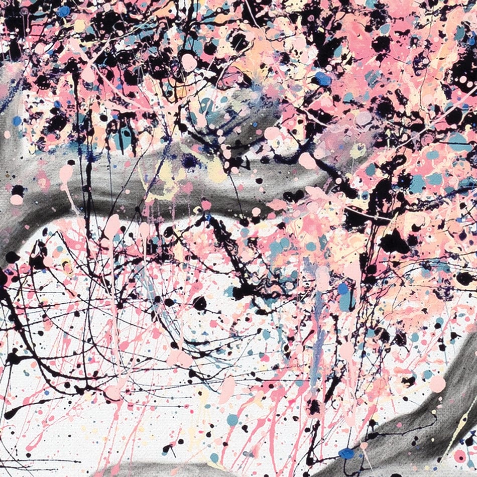 Taffy Blossom Tree Square Framed Art Print wall art product Ashvin Harrison