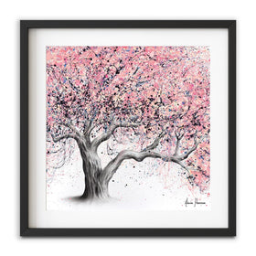Taffy Blossom Tree Square Framed Art Print wall art product Ashvin Harrison