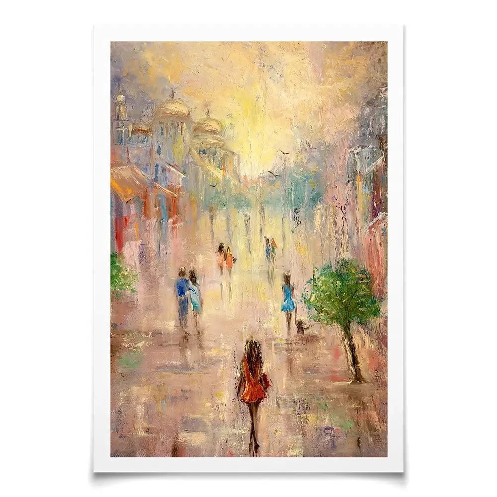 Taking A Walk Art Print Taking A Walk Art Print wall art product Boyan Dimitrov / Shutterstock