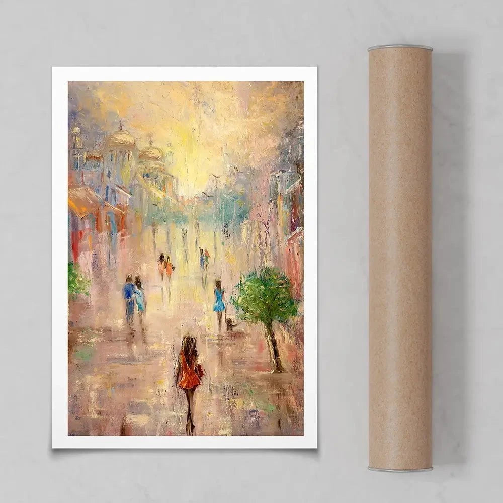 Taking A Walk Art Print Taking A Walk Art Print wall art product Boyan Dimitrov / Shutterstock