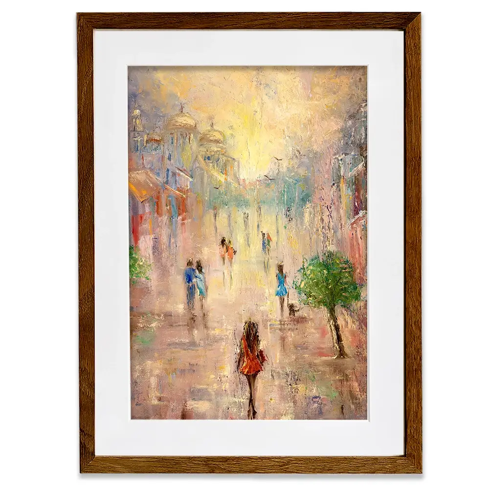 Taking A Walk Framed Art Print Taking A Walk Framed Art Print wall art product Boyan Dimitrov / Shutterstock