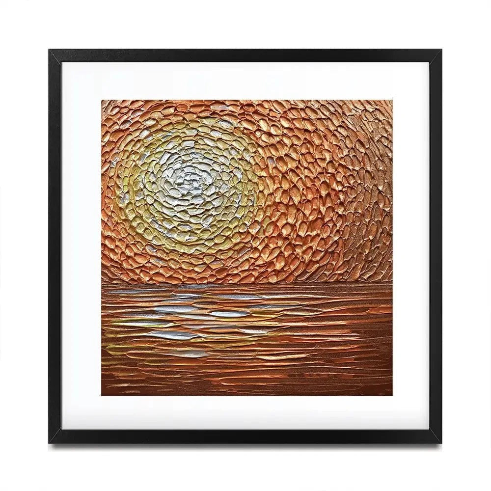 Tangerine Dream Square Framed Art Print Tangerine Dream Square Framed Art Print wall art product Nada Khatib