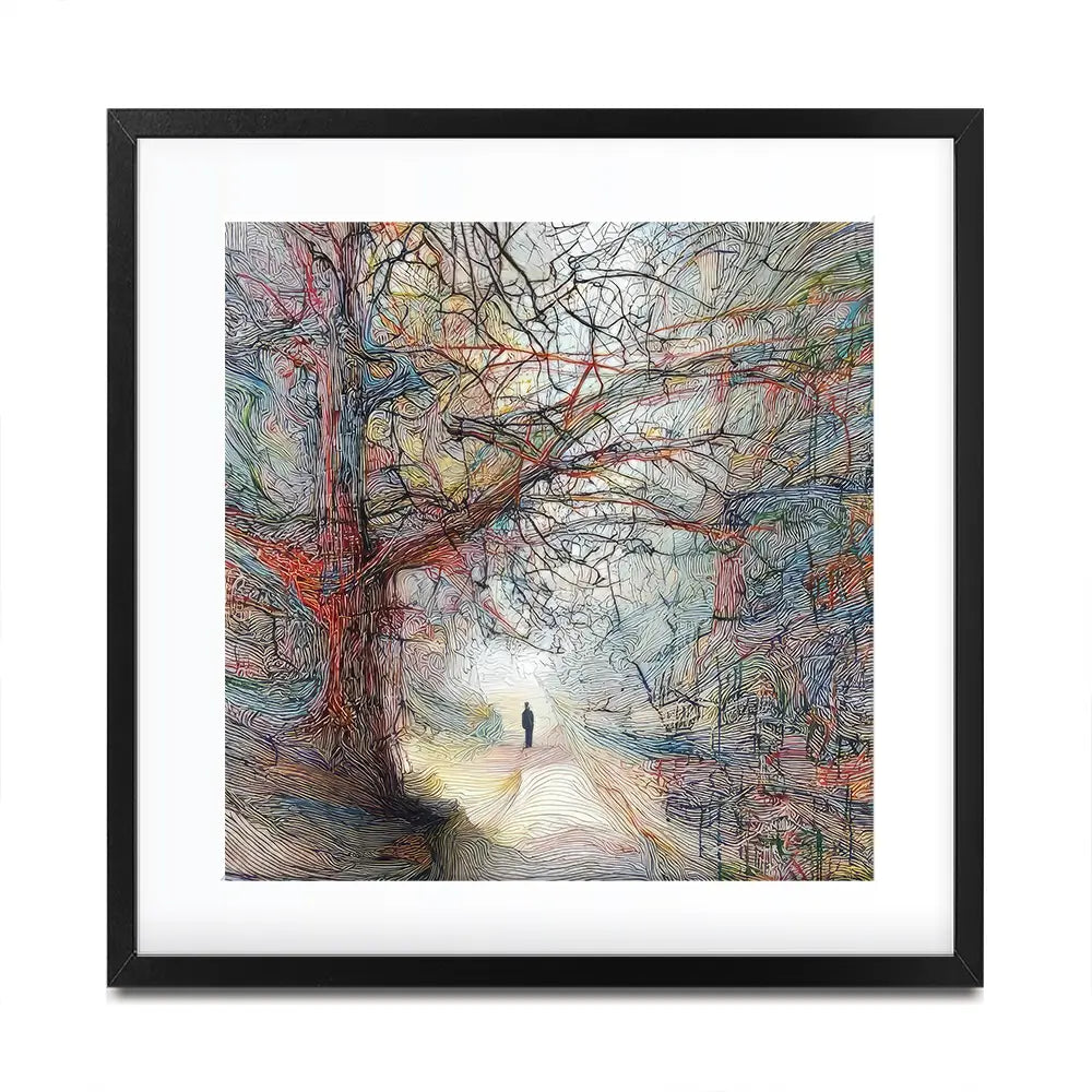 Tangled Forest Square Framed Art Print Tangled Forest Square Framed Art Print wall art product David Alexander Elder
