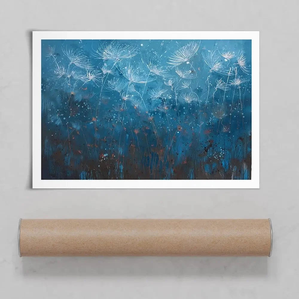 Teal Art Print Teal Art Print wall art product Laure Bury