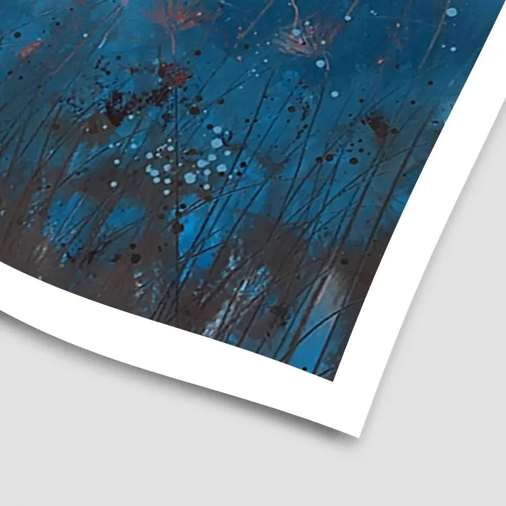 Teal Art Print Teal Art Print wall art product Laure Bury