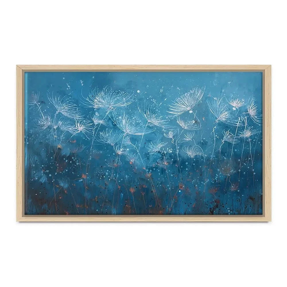 Teal Canvas Print Teal Canvas Print wall art product Laure Bury