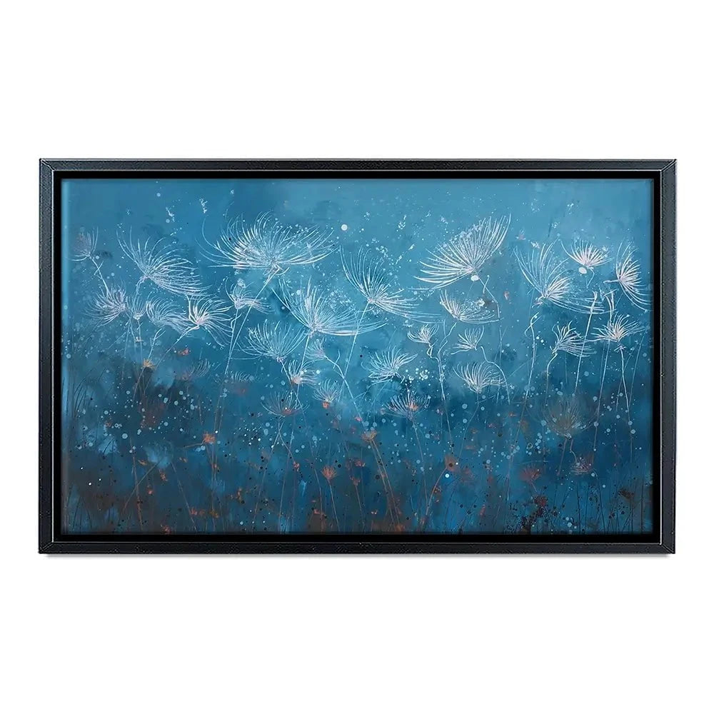 Teal Canvas Print Teal Canvas Print wall art product Laure Bury