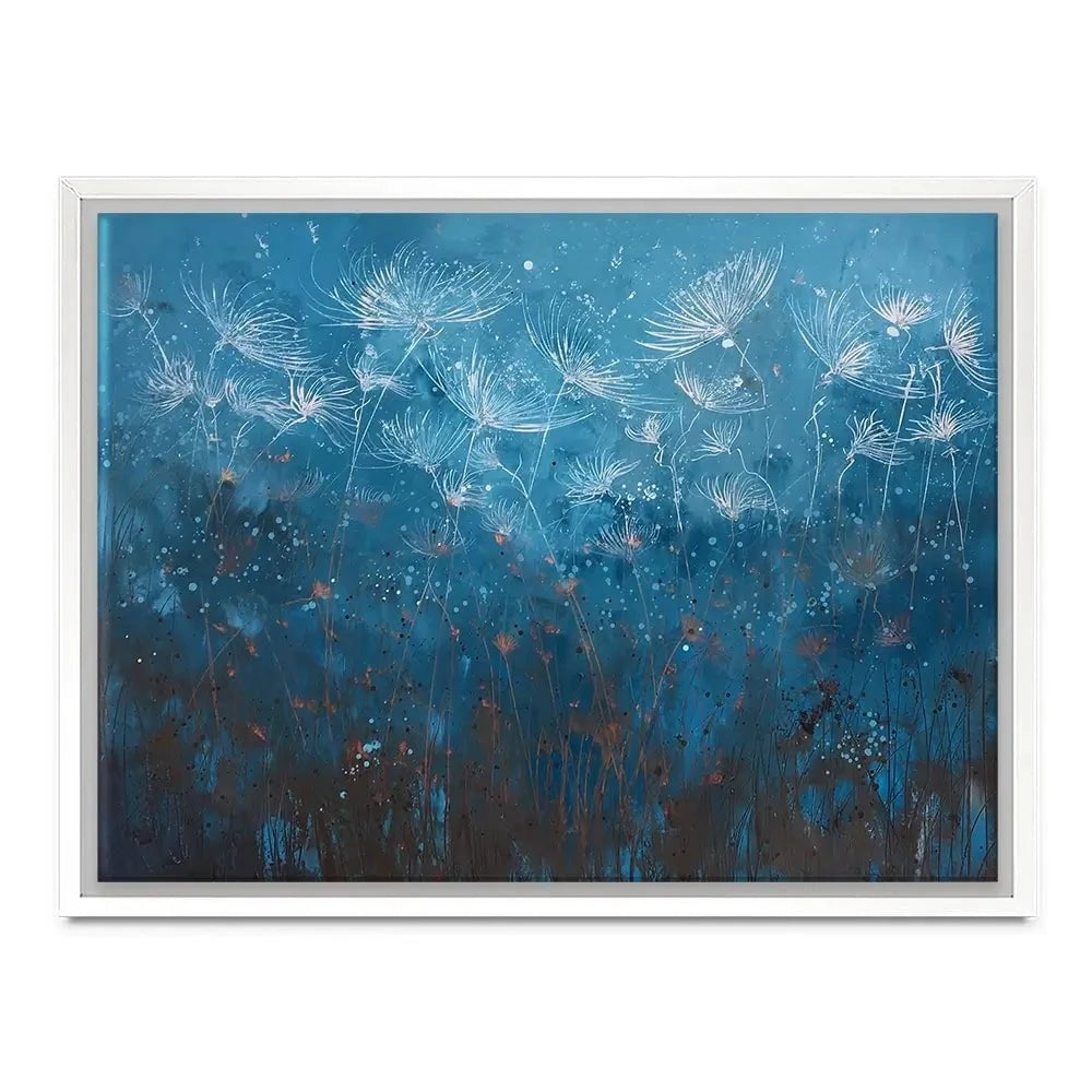 Teal Canvas Print Teal Canvas Print wall art product Laure Bury