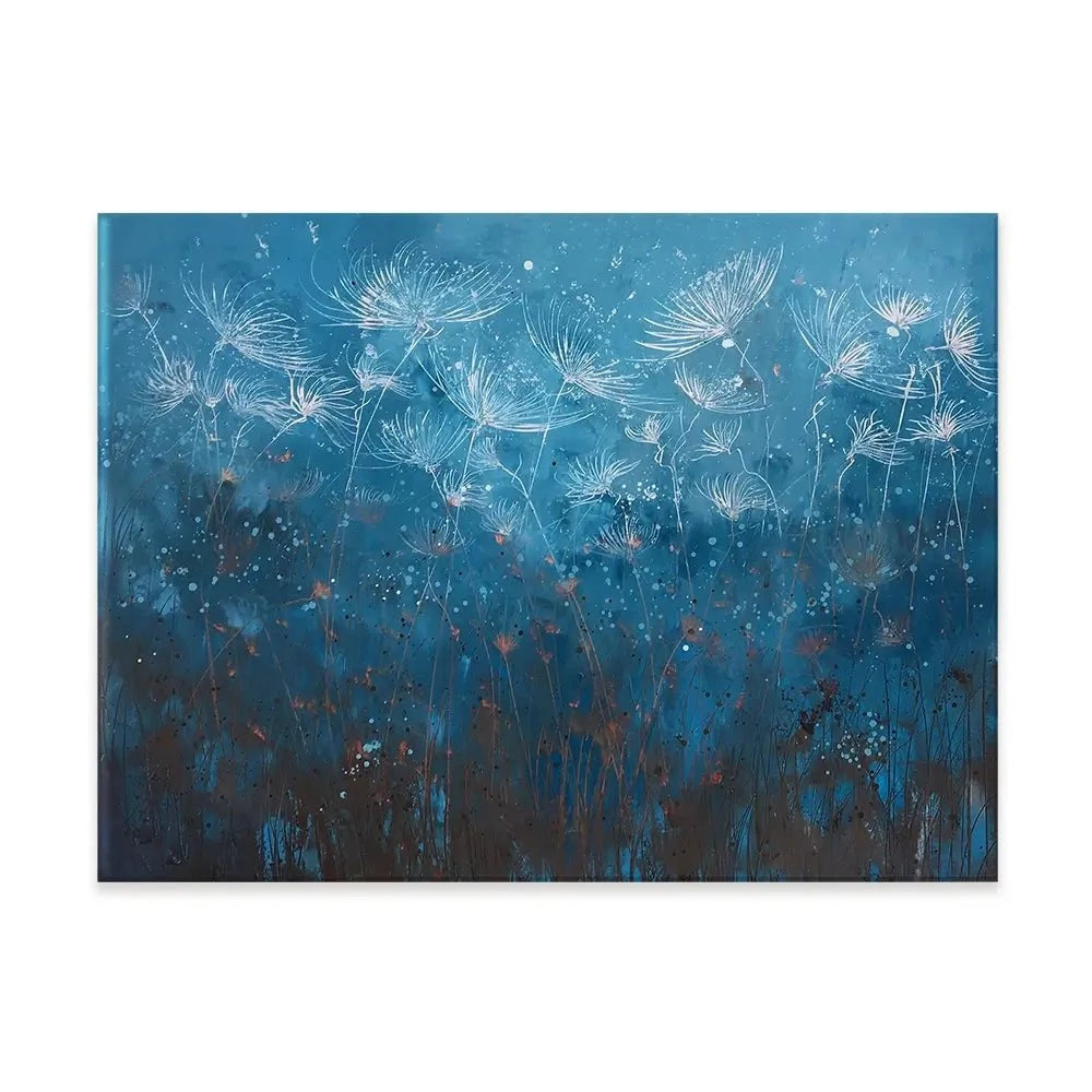 Teal Canvas Print Teal Canvas Print wall art product Laure Bury