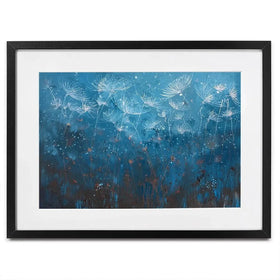 Teal Framed Art Print Teal Framed Art Print wall art product Laure Bury