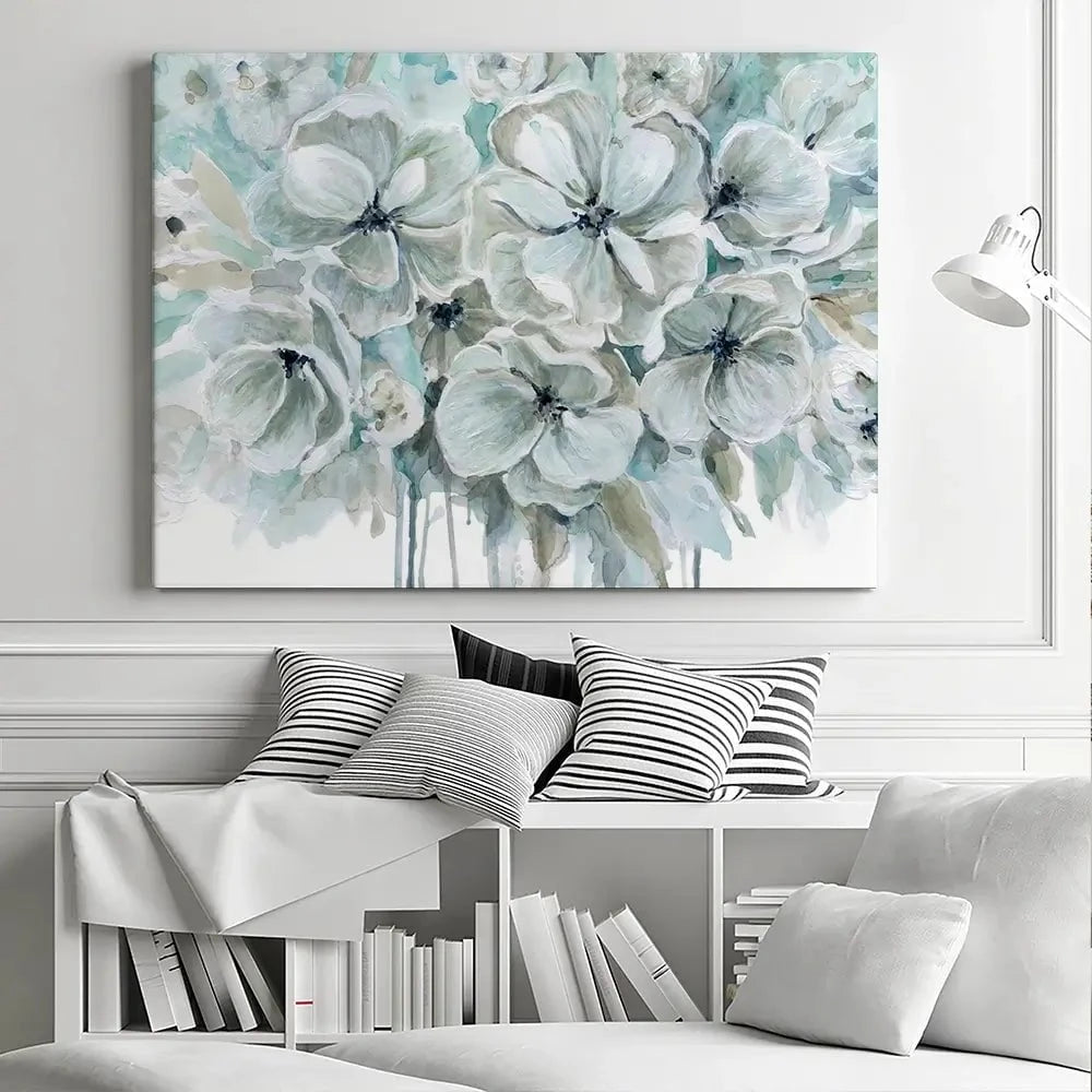 Teal Harmony Canvas Print Teal Harmony Canvas Print wall art product Carol Robinson
