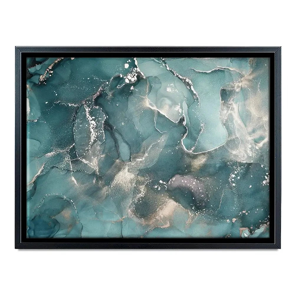 Teal Marble Canvas Print Teal Marble Canvas Print | Teal Marble Canvas Artwork Wall Art Design wall art product djero.adlibeshe yahoo.com / Shutterstock