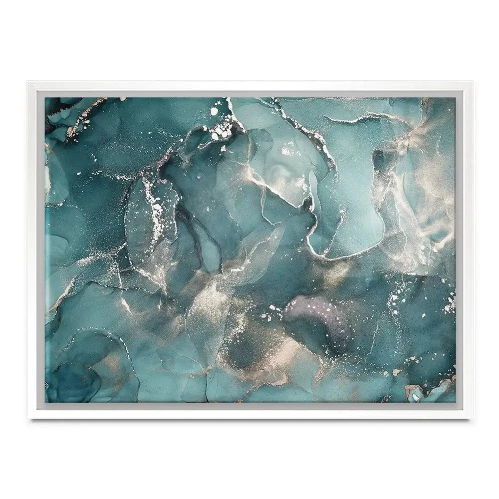 Teal Marble Canvas Print Teal Marble Canvas Print | Teal Marble Canvas Artwork Wall Art Design wall art product djero.adlibeshe yahoo.com / Shutterstock