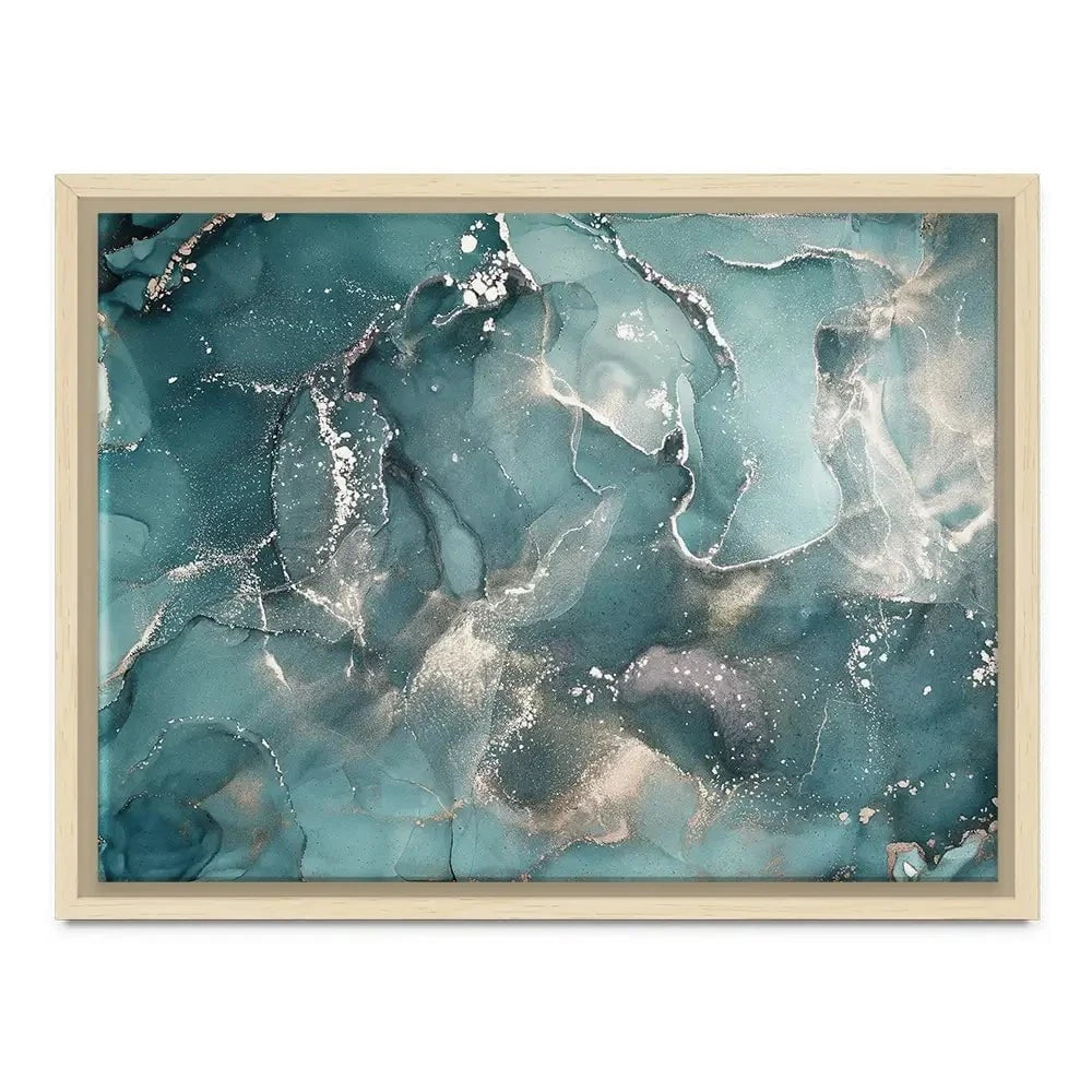 Teal Marble Canvas Print Teal Marble Canvas Print | Teal Marble Canvas Artwork Wall Art Design wall art product djero.adlibeshe yahoo.com / Shutterstock