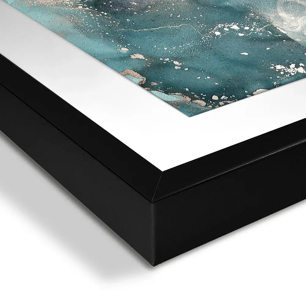 Teal Marble Framed Art Print Teal Marble Framed Art Print | Teal Framed Print Artwork | Teal Design wall art product djero.adlibeshe yahoo.com / Shutterstock