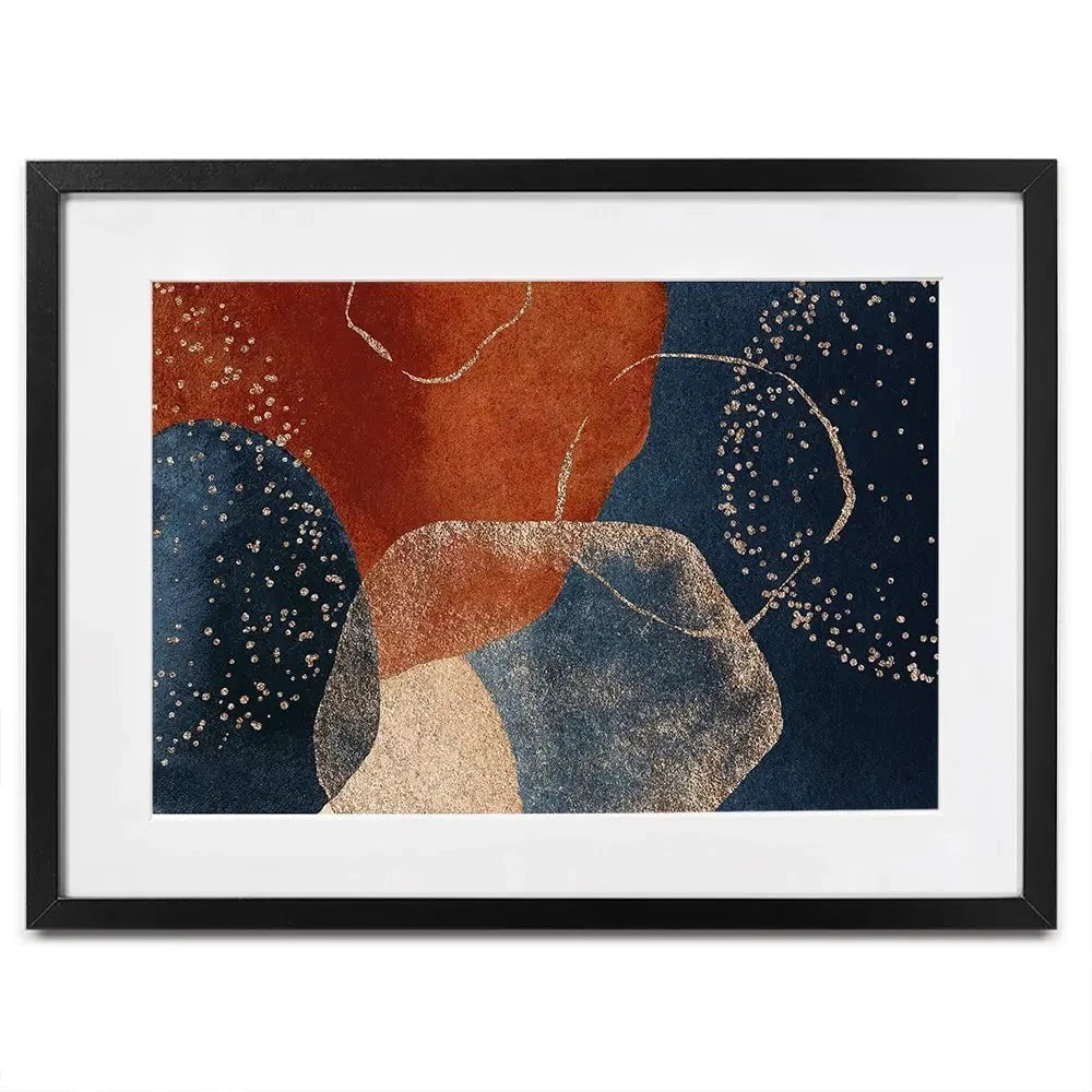 Terracotta Abstract Framed Art Print Terracotta Abstract Framed Art Print wall art product VerisStudio / Shutterstock