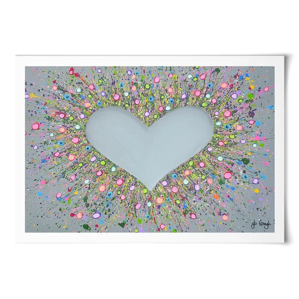 Thank You For Loving Me Art Print Thank You For Loving Me Art Print wall art product Jo Gough