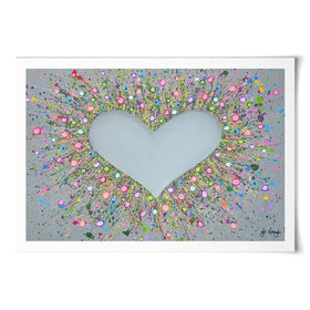 Thank You For Loving Me Art Print Thank You For Loving Me Art Print wall art product Jo Gough