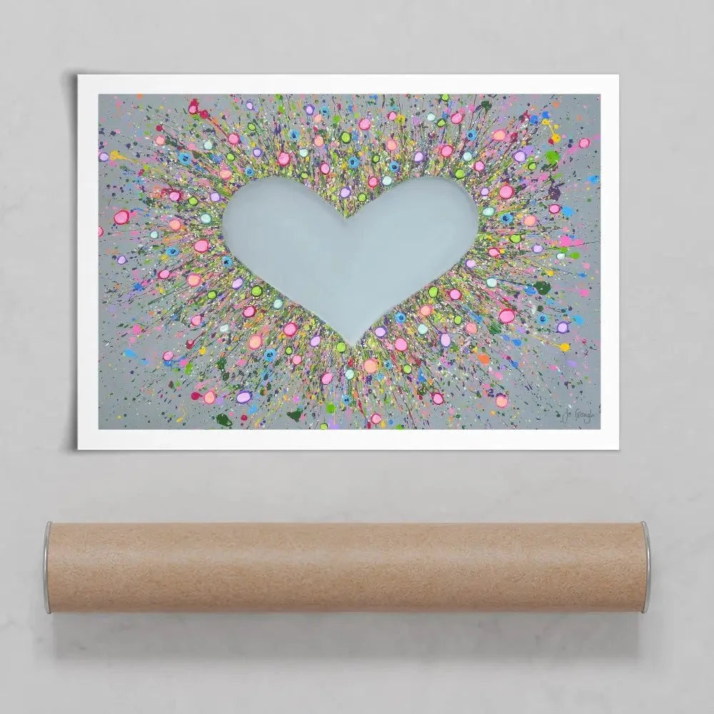 Thank You For Loving Me Art Print Thank You For Loving Me Art Print wall art product Jo Gough