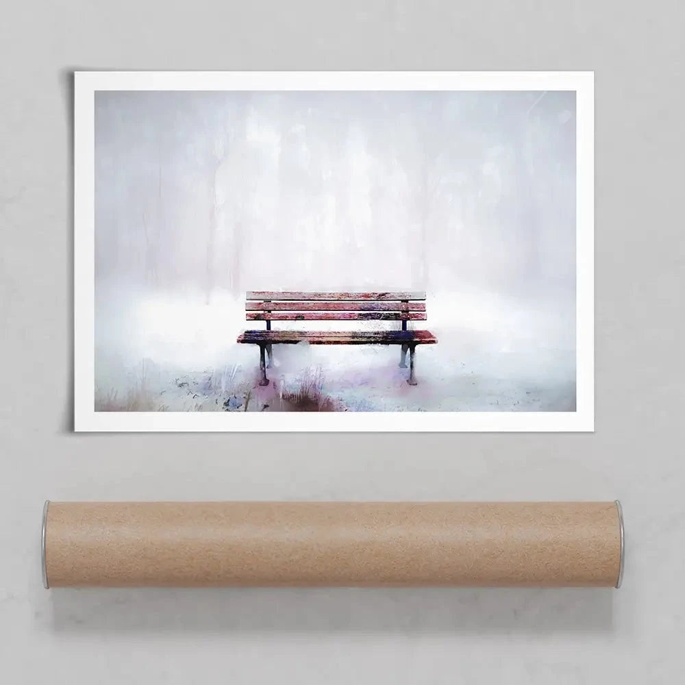 The Bench Art Print The Bench Art Print wall art product pluie_r / Shutterstock
