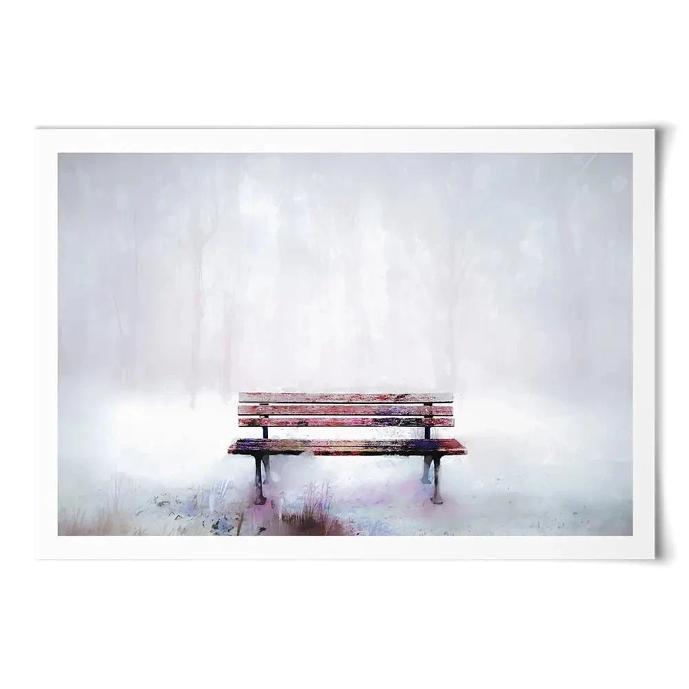 The Bench Art Print The Bench Art Print wall art product pluie_r / Shutterstock