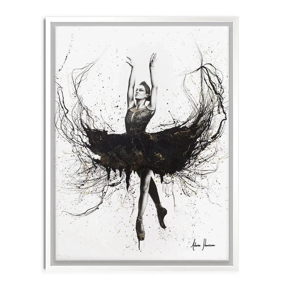 The Black Swan Canvas Print The Black Swan Canvas Print wall art product Ashvin Harrison