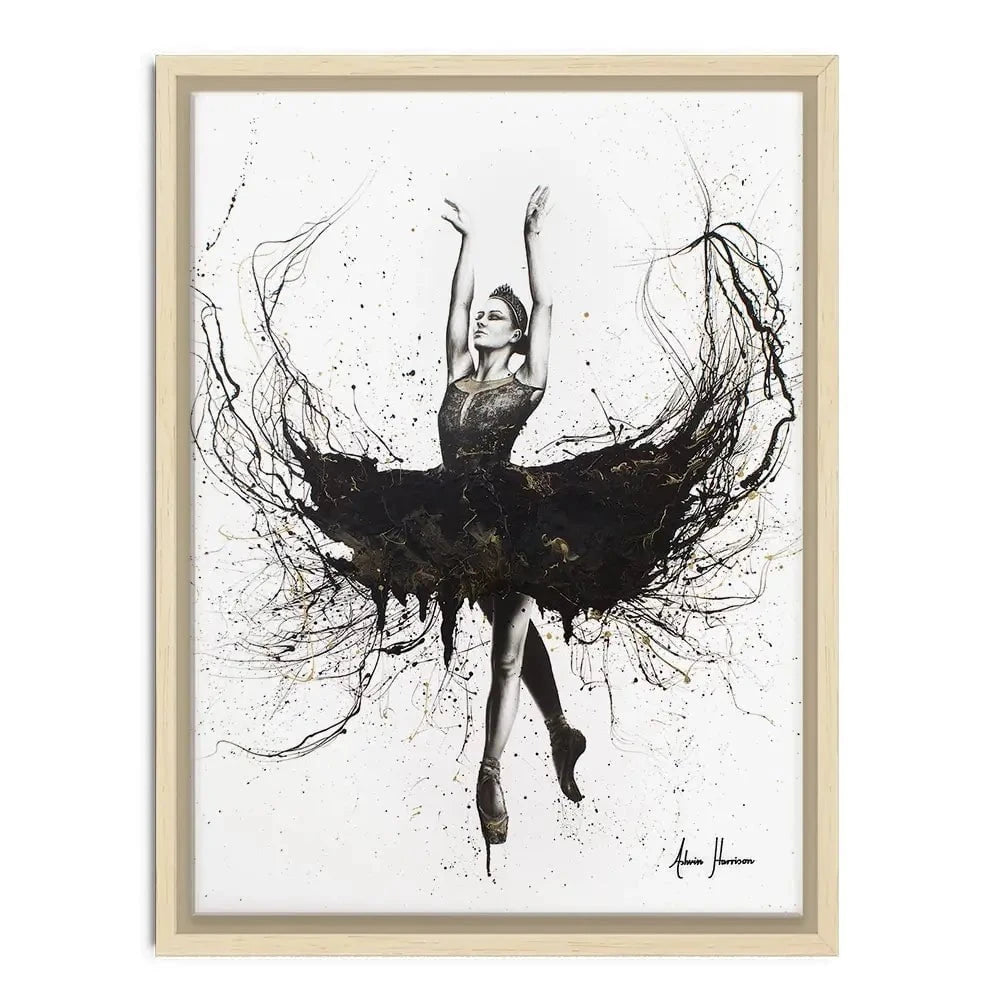 The Black Swan Canvas Print The Black Swan Canvas Print wall art product Ashvin Harrison
