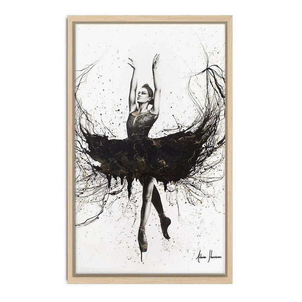 The Black Swan Canvas Print The Black Swan Canvas Print wall art product Ashvin Harrison