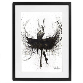 The Black Swan Framed Art Print The Black Swan Framed Art Print wall art product Ashvin Harrison