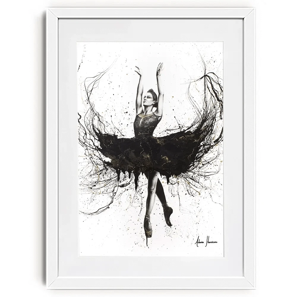 The Black Swan Framed Art Print The Black Swan Framed Art Print wall art product Ashvin Harrison