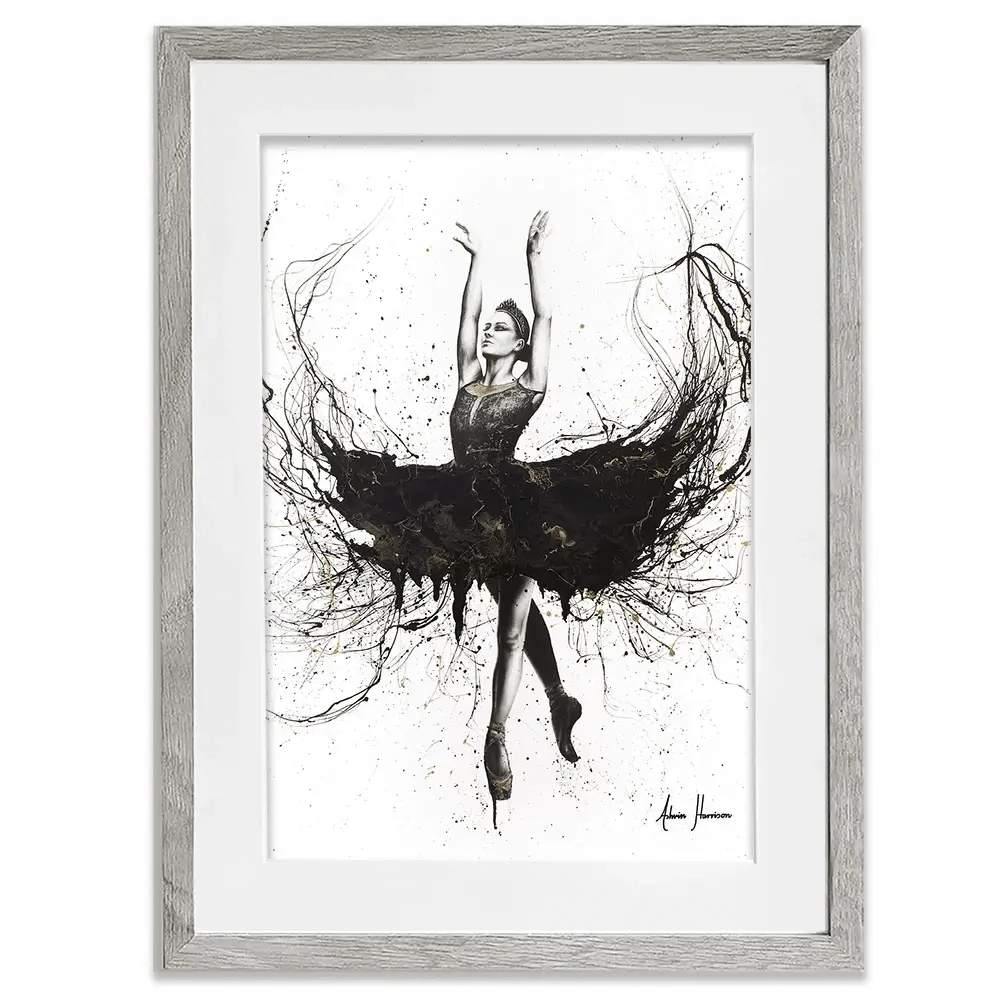 The Black Swan Framed Art Print The Black Swan Framed Art Print wall art product Ashvin Harrison