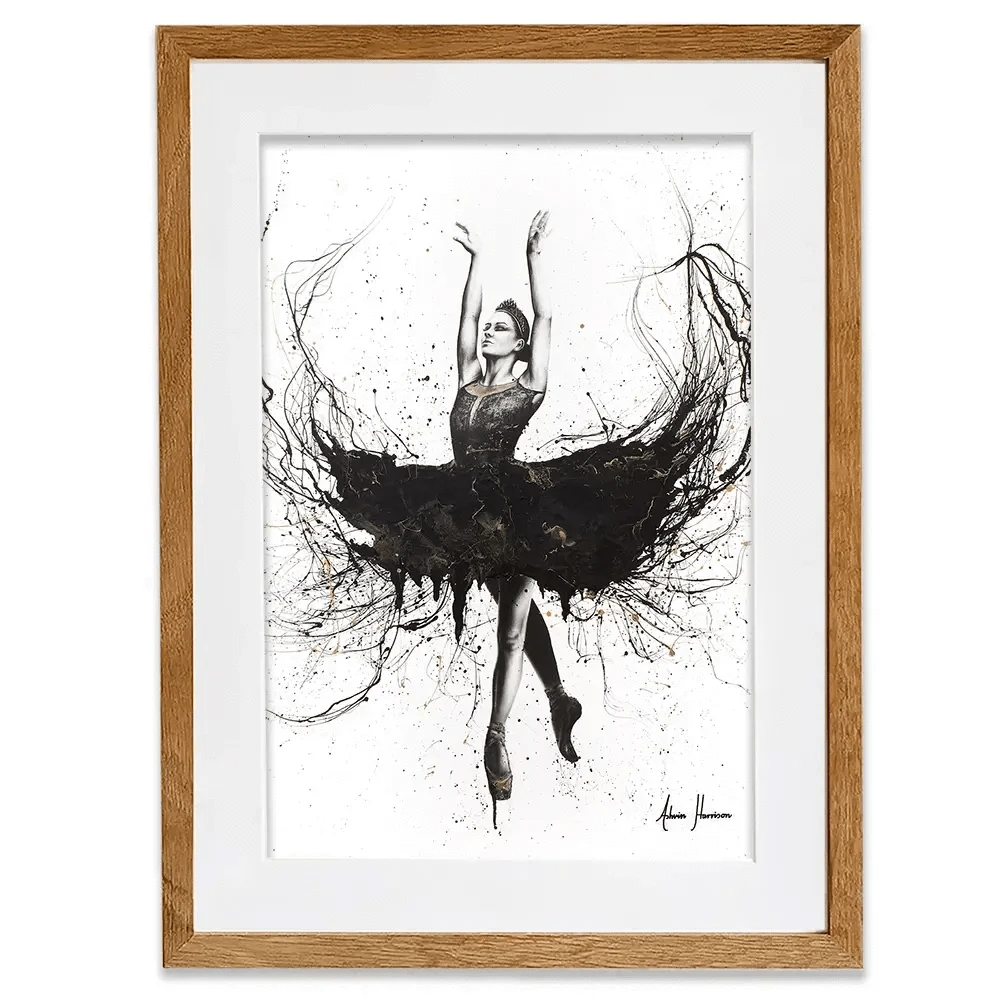 The Black Swan Framed Art Print The Black Swan Framed Art Print wall art product Ashvin Harrison