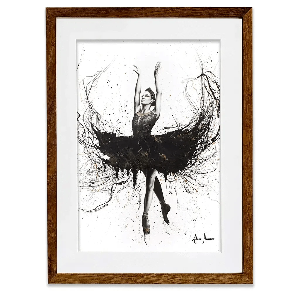 The Black Swan Framed Art Print The Black Swan Framed Art Print wall art product Ashvin Harrison