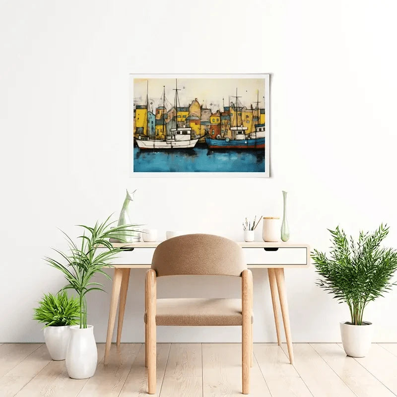 The Boats Are In Art Print The Boats Are In Art Print wall art product David Alexander Elder